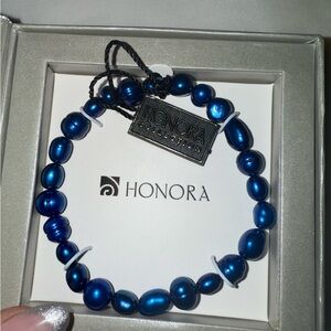 Honora Deep Blue Pearl Bracelet
